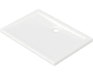 B-Ware Jungborn Duschwanne Duschbecken Cinque Acryl Rechteck Weiß Badezimmer 70x100 Cm