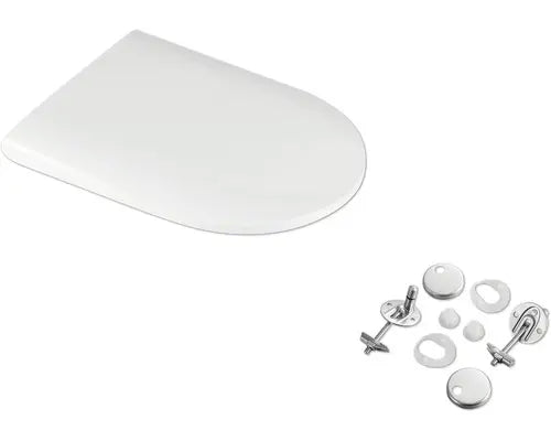 B-Ware Jungborn Wc Set Toilette Wand Wc One Tiefspüler Spülrandlos Weiß Wc Sitz  - 4306516765997