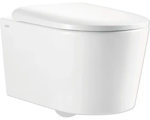 B-Ware Jungborn Wc Set Toilette Wand Wc One Tiefspüler Spülrandlos Weiß Wc Sitz  - 4306516765997