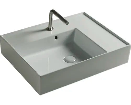 B-Ware Waschtisch Waschbecken Jungborn Quattro Badezimmer Becken Weiß Glänzend - 4306517903480