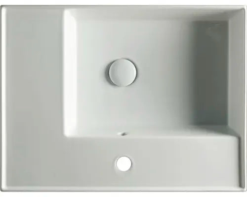 B-Ware Waschtisch Waschbecken Jungborn Quattro Badezimmer Becken Weiß Glänzend - 4306517903480