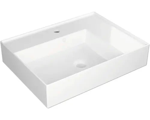 B-Ware Waschtisch Waschbecken Jungborn Quattro Badezimmer Becken Weiß Glänzend - 4306517903480