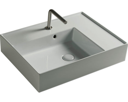 Waschtisch Waschbecken Jungborn QUATTRO Badezimmer Becken weiß glänzend - 4306517903480