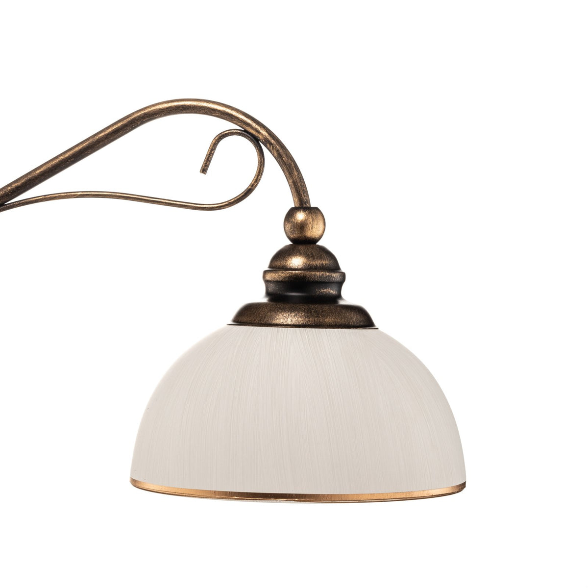 Jupiter Hängeleuchte Pendelleuchte Casale altmessing Metall Glas 3-flammig 74cm - 5905962011758