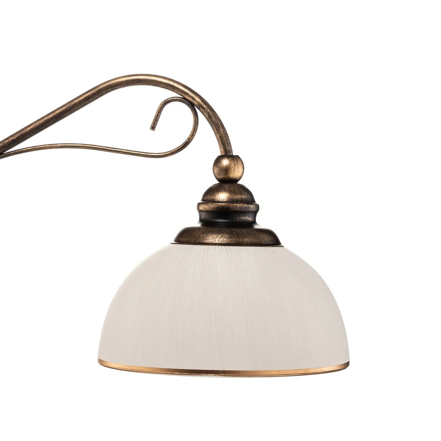 B-Ware Jupiter Hängeleuchte Pendelleuchte Casale Altmessing Metall Glas 3 Flammig 74cm - 5905962011758