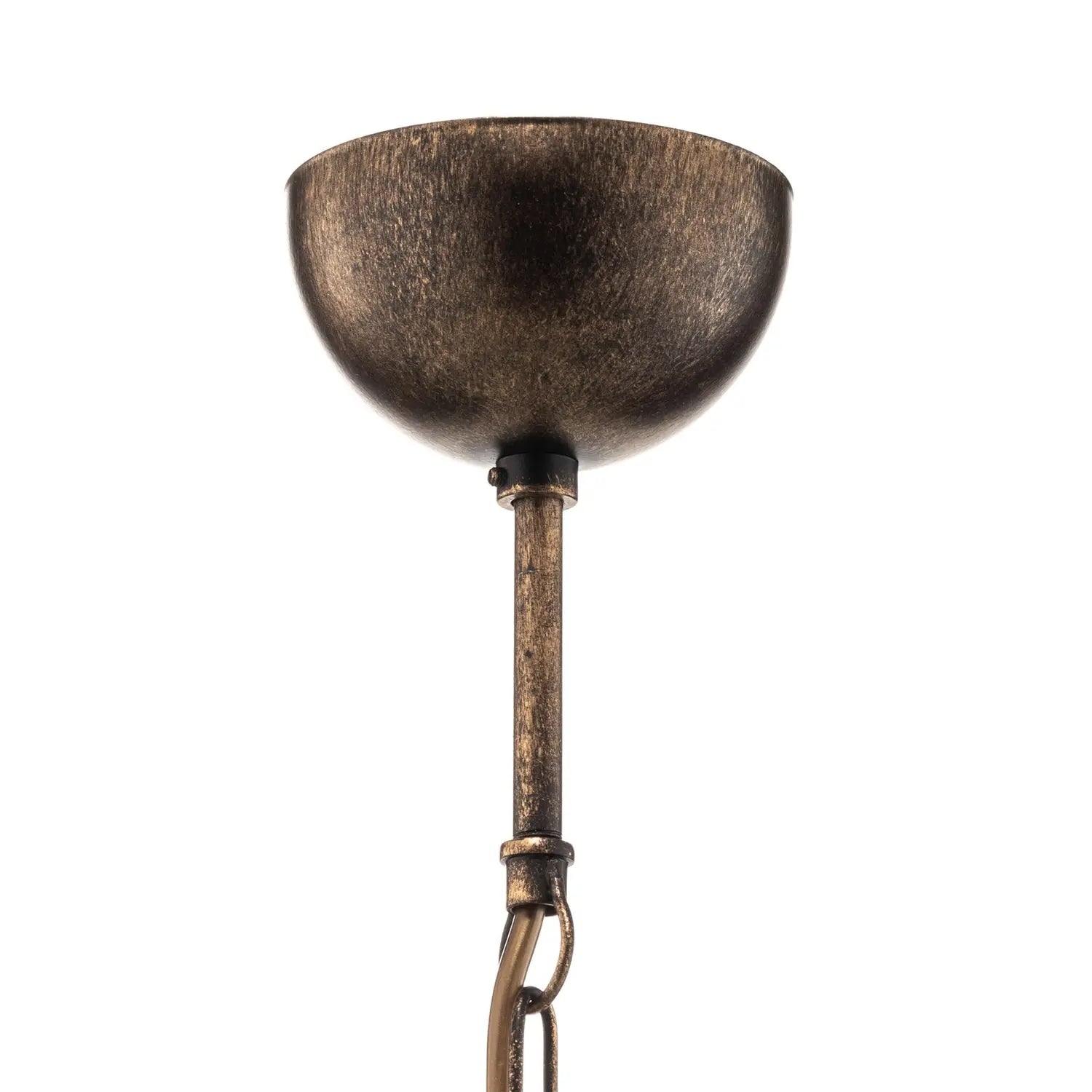 B-Ware Jupiter Hängeleuchte Pendelleuchte Casale Altmessing Metall Glas 3 Flammig 74cm - 5905962011758