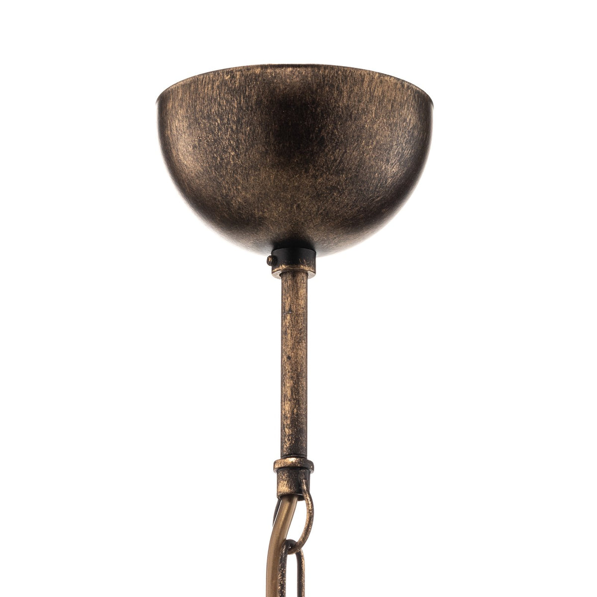 Jupiter Hängeleuchte Pendelleuchte Casale altmessing Metall Glas 3-flammig 74cm - 5905962011758