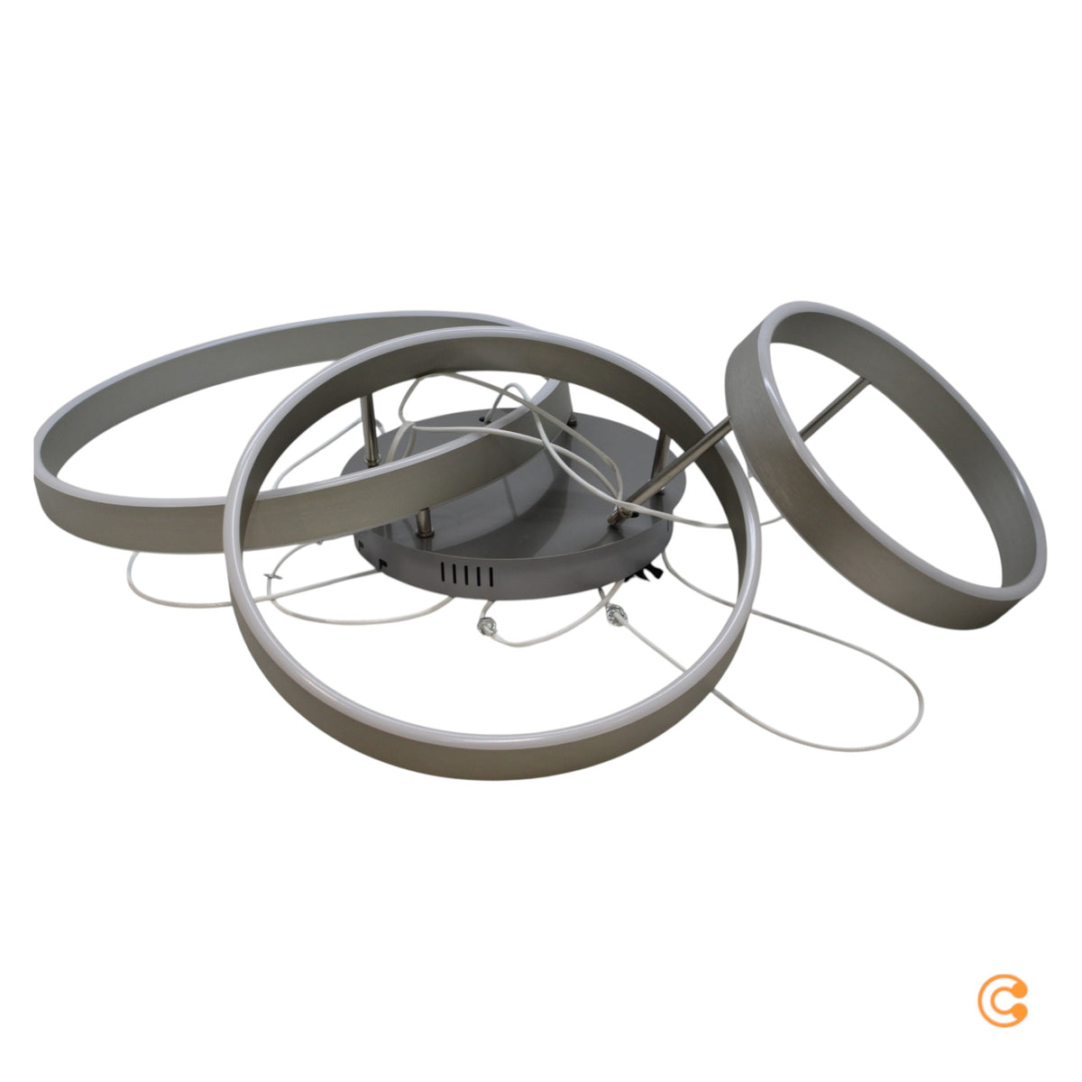 Just Light LED-Deckenleuchte Leuchte LED 26 W Stahl Fernbedienung LILLUTI - 4043689993436