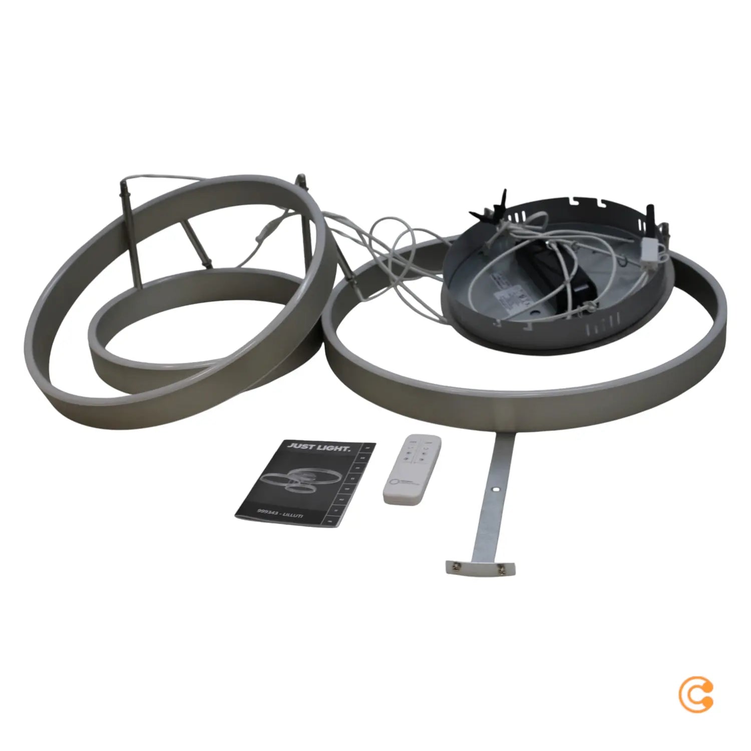 B-Ware Just Light Led Deckenleuchte Leuchte Led 26 W Stahl Fernbedienung Lilluti - 4043689993436