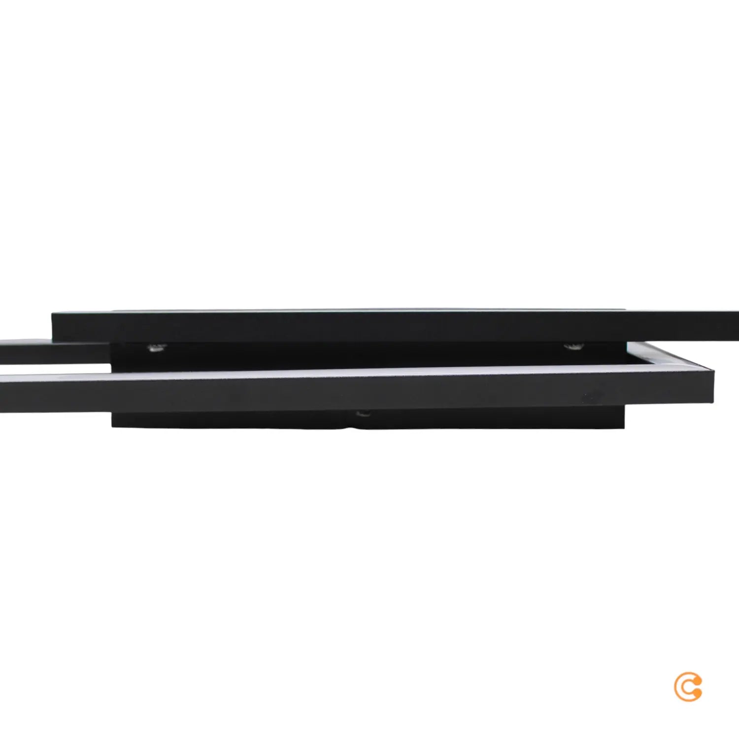 B-Ware Just Light Asmin Led Deckenleuchte Deckenlampe Lampe Warmweiß 45 W Schwarz Weiß