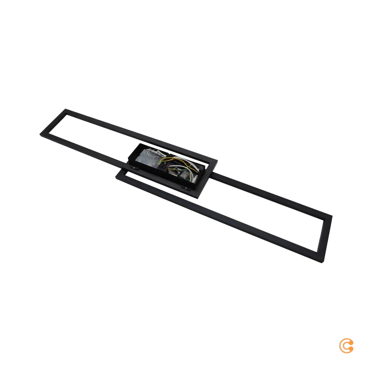B-Ware Just Light Asmin Led Deckenleuchte Deckenlampe Lampe Warmweiß 45 W Schwarz Weiß