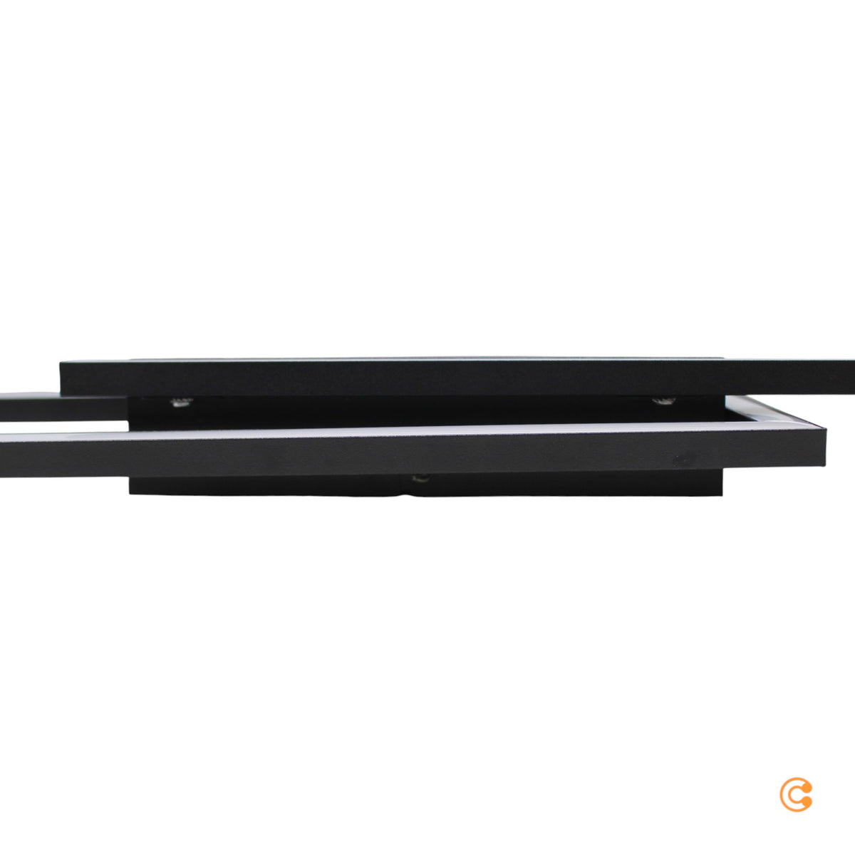 JUST LIGHT ASMIN LED Deckenleuchte Deckenlampe Lampe Warmweiß 45W Schwarz Weiß - 4043689988432