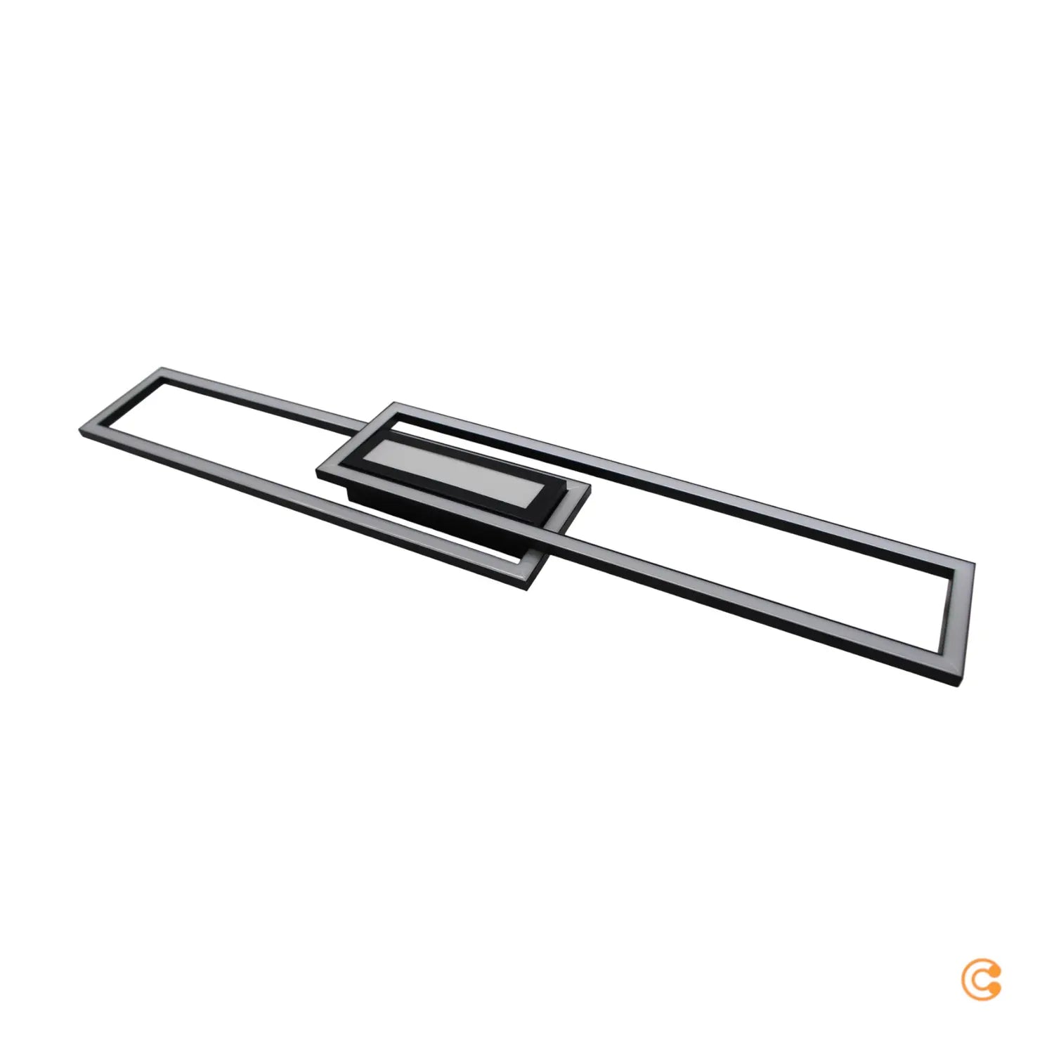 B-Ware Just Light Asmin Led Deckenleuchte Deckenlampe Lampe Warmweiß 45 W Schwarz Weiß