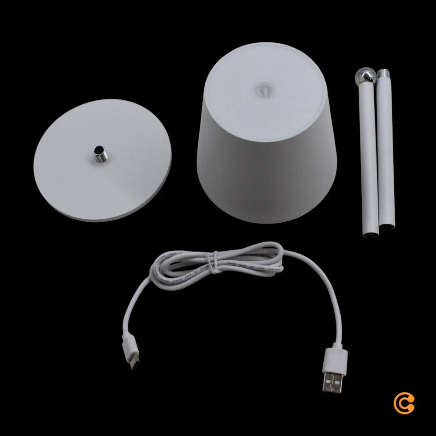 B-Ware Just Light Akku Tischlampe Led Leuchte Led Fest Eingebaut 2.5 W Weiß - 4043689005894