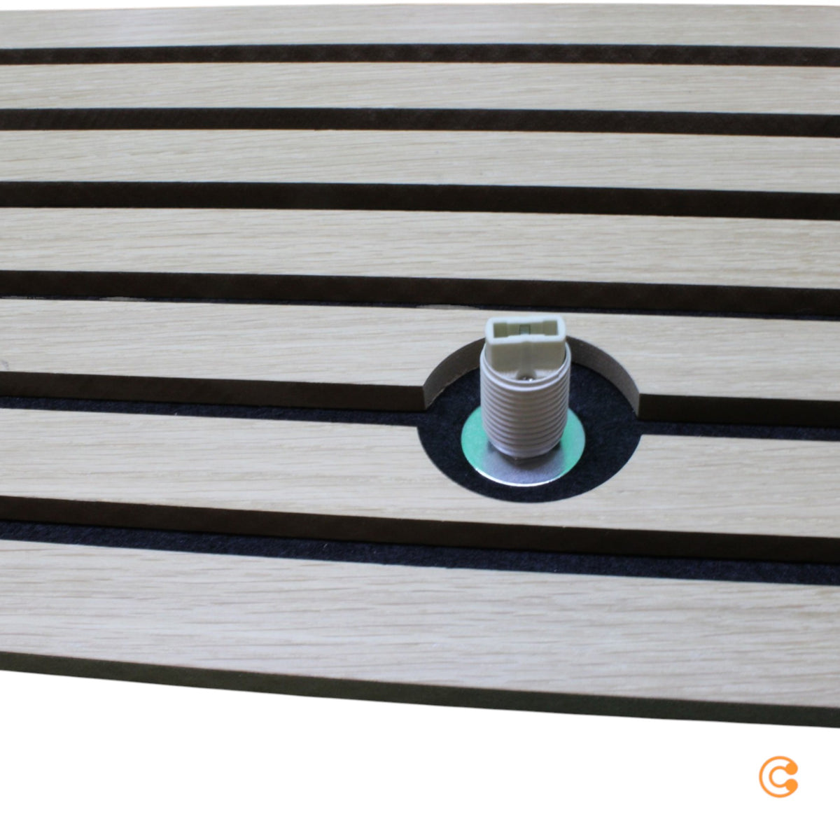 JUST LIGHT Deckenleuchte Deckenlampe Green Stika Holz Glas rauchgrau G9 LED - 4043689004248