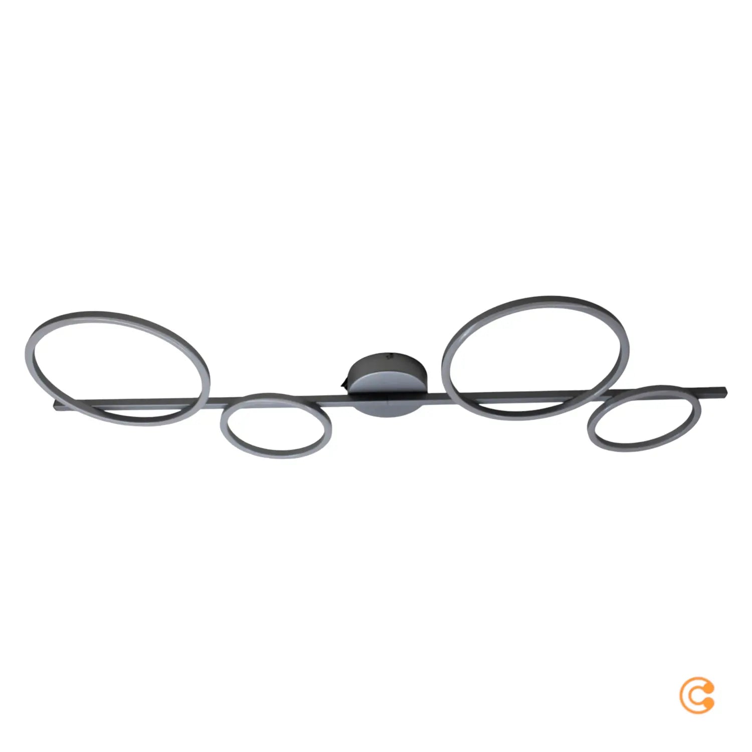 B-Ware Just Light Deckenleuchte Deckenlampe Led Silber Mini Ritus 3000 K Memory Dimmbar - 4043689003630