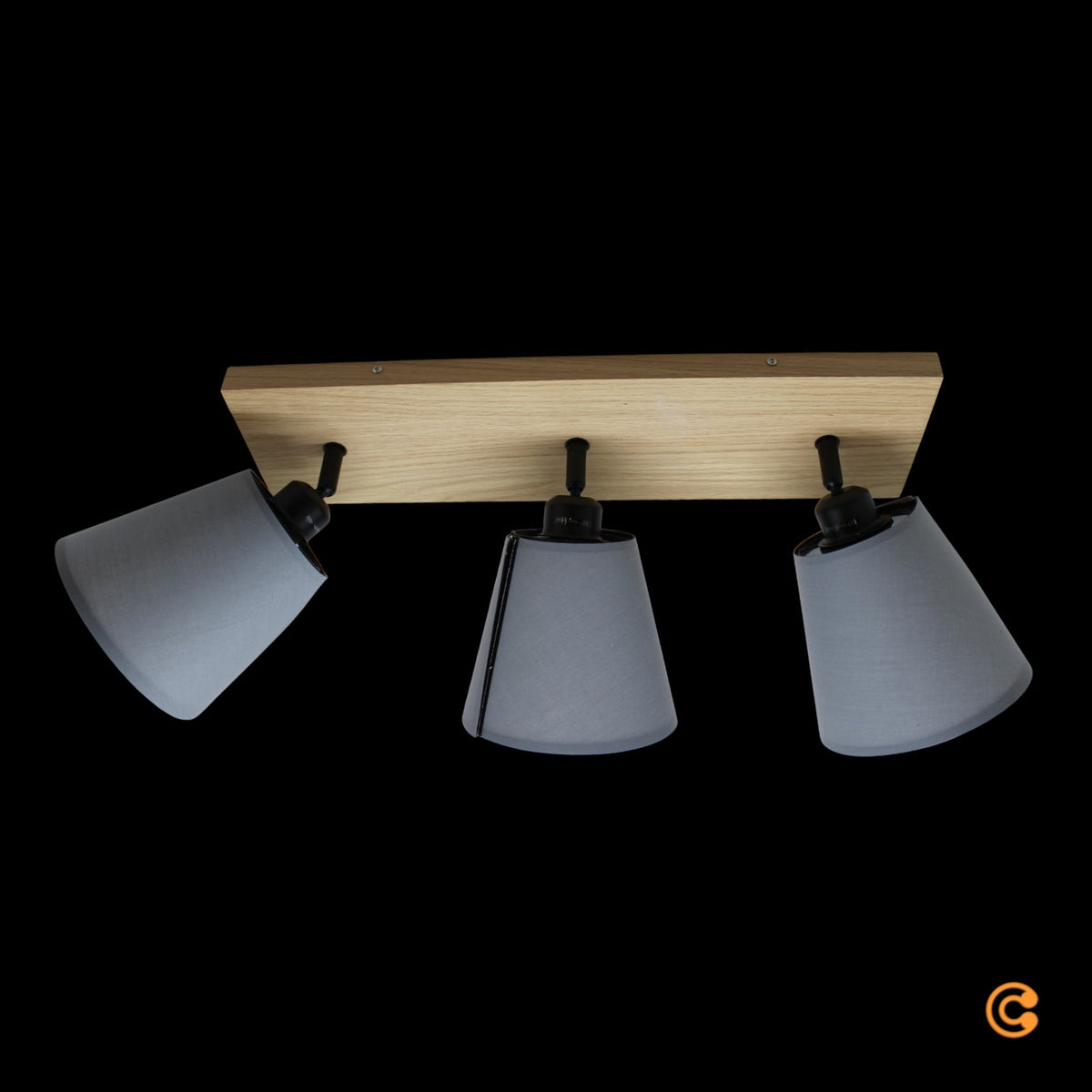 JUST LIGHT Green Michel Deckenstrahler Strahler Wohnzimmerlampe dreiflammig E27 - 4043689995041