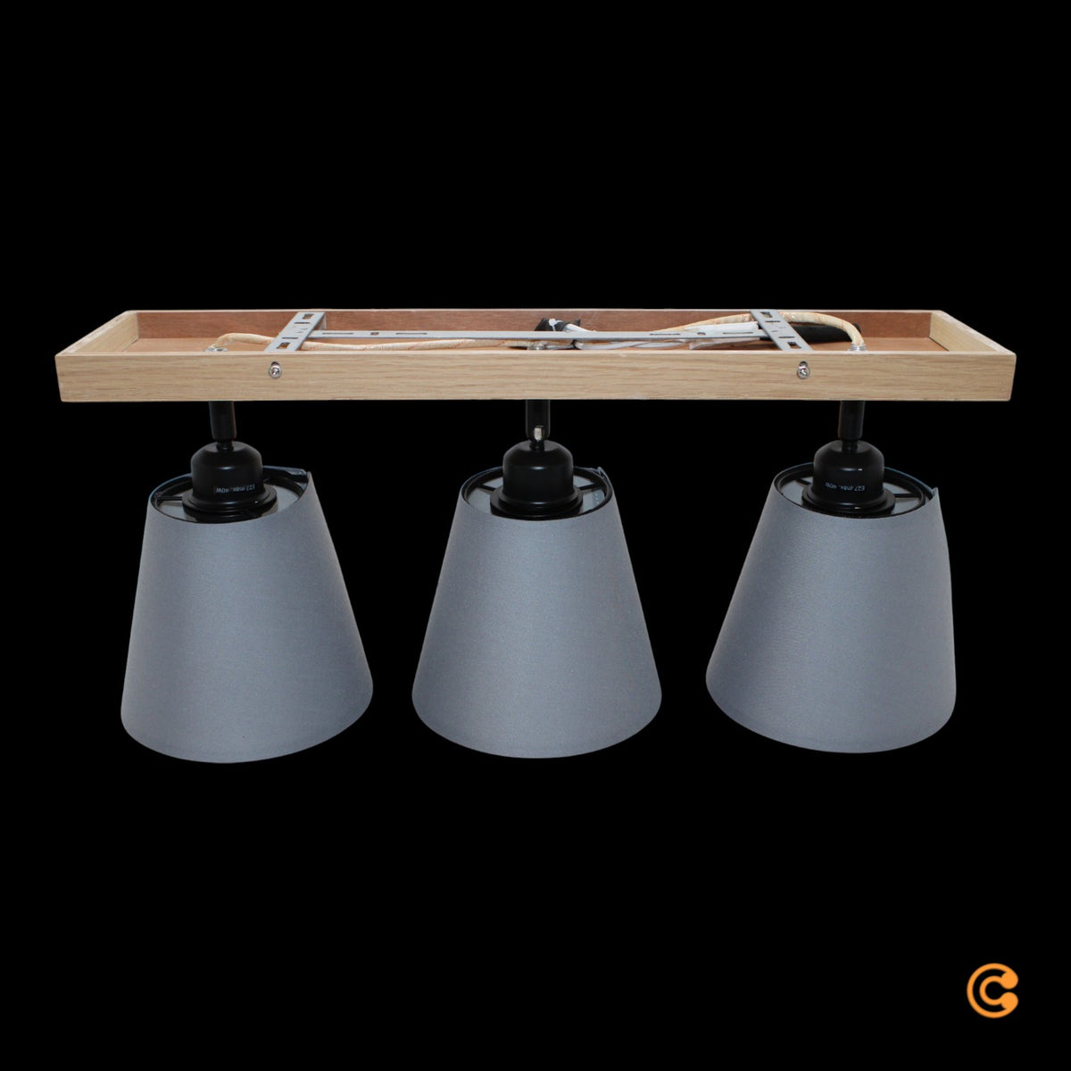 JUST LIGHT Green Michel Deckenstrahler Strahler Wohnzimmerlampe dreiflammig E27 - 4043689995041