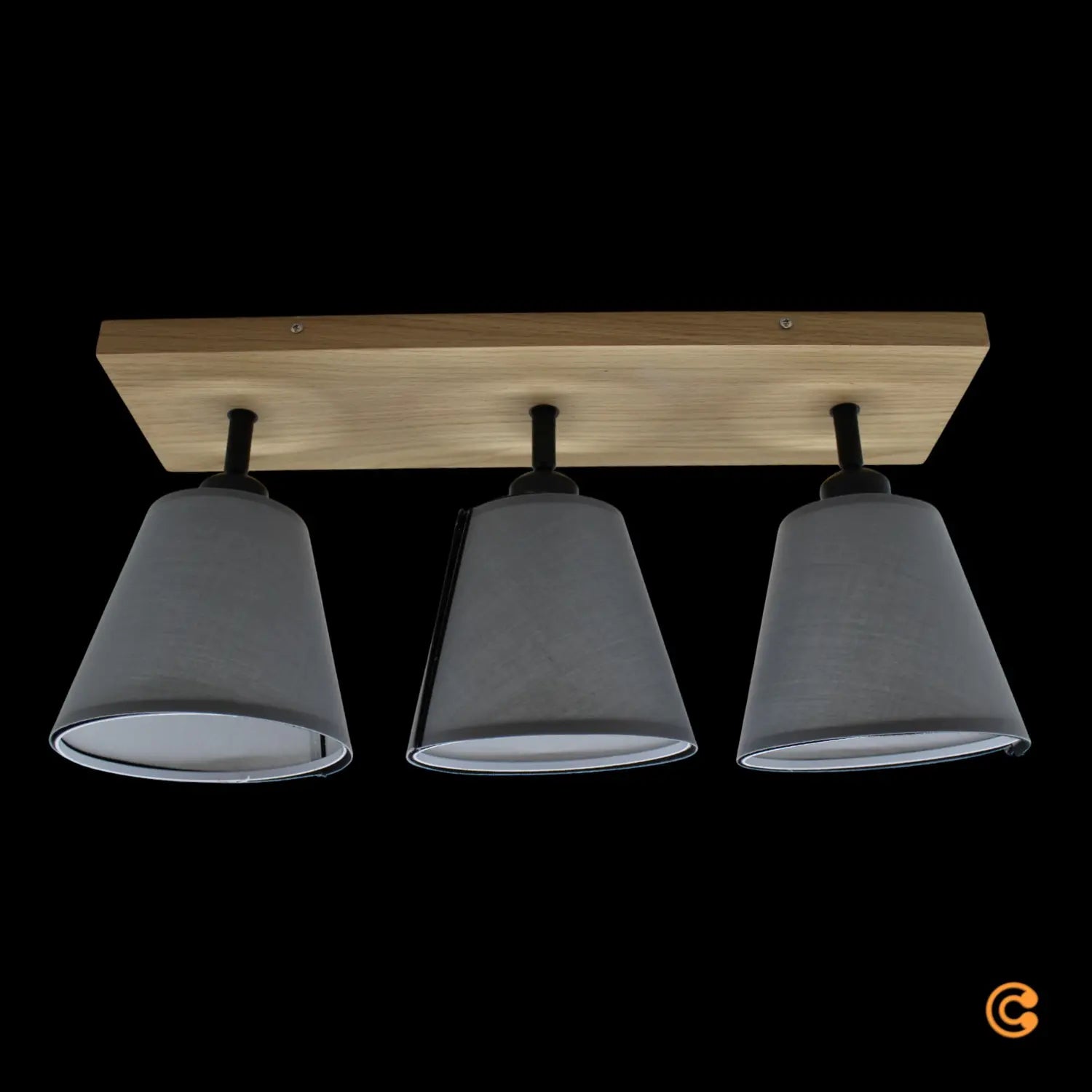 B-Ware Just Light Green Michel Deckenstrahler Strahler Wohnzimmerlampe Dreiflammig E27