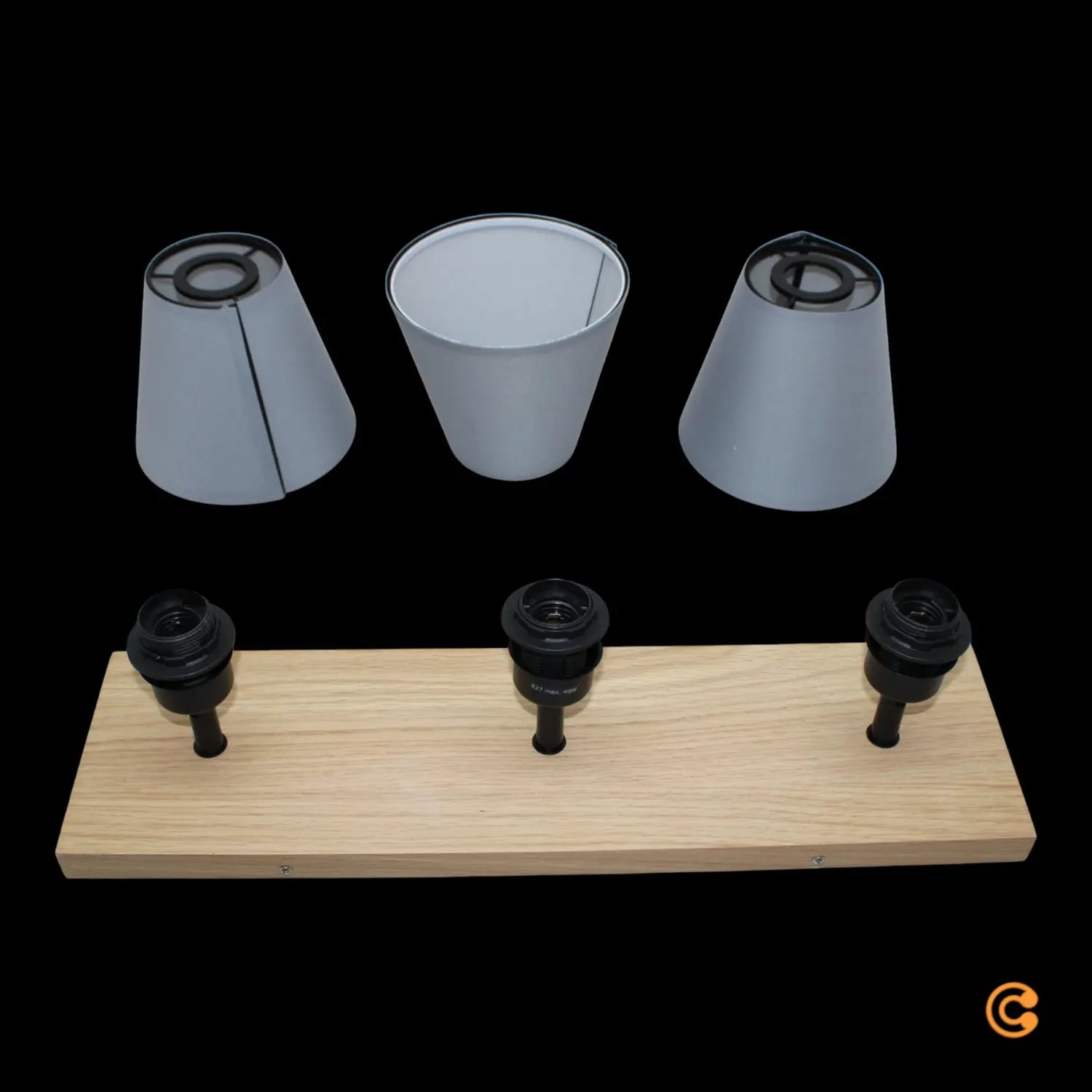 B-Ware Just Light Green Michel Deckenstrahler Strahler Wohnzimmerlampe Dreiflammig E27