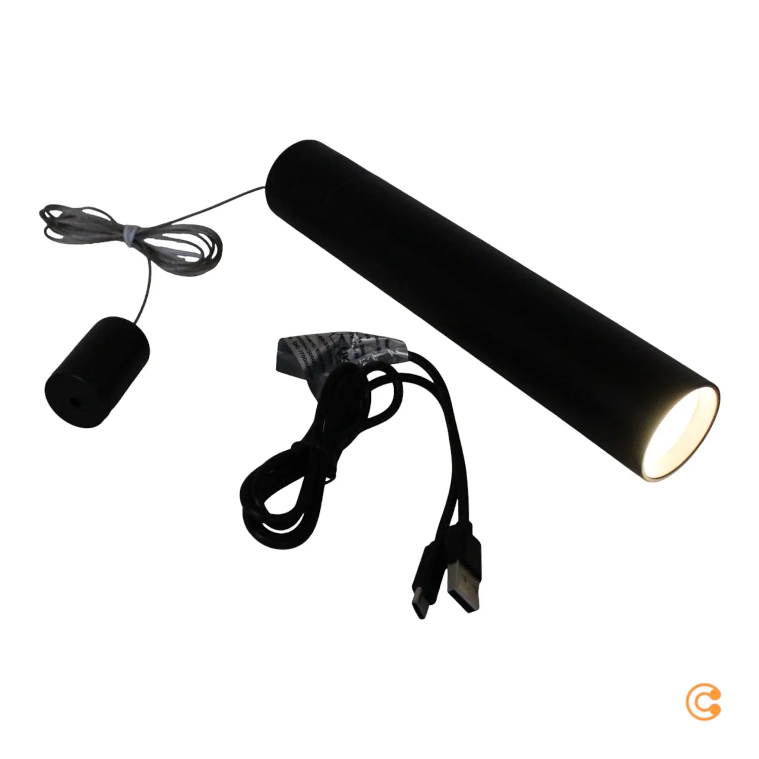 B-Ware Just Light Led Hängeleuchte Pendelleuchte Akkuleuchte Attach Schwarz Eisen A399