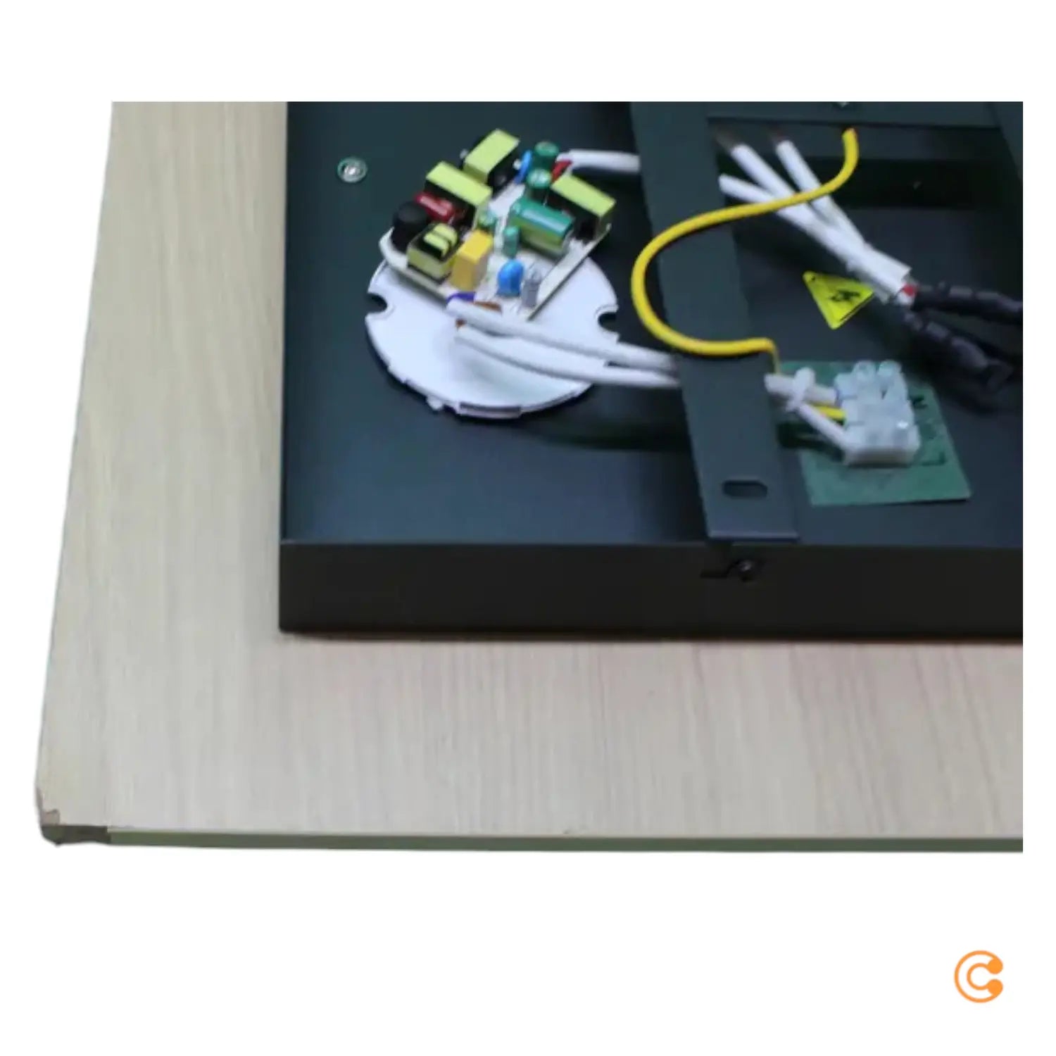 B-Ware Just Light Led Deckenlampe Leuchte Tola Holz 3000 K 40x40cm Siehe Text/Foto - 4043689000455