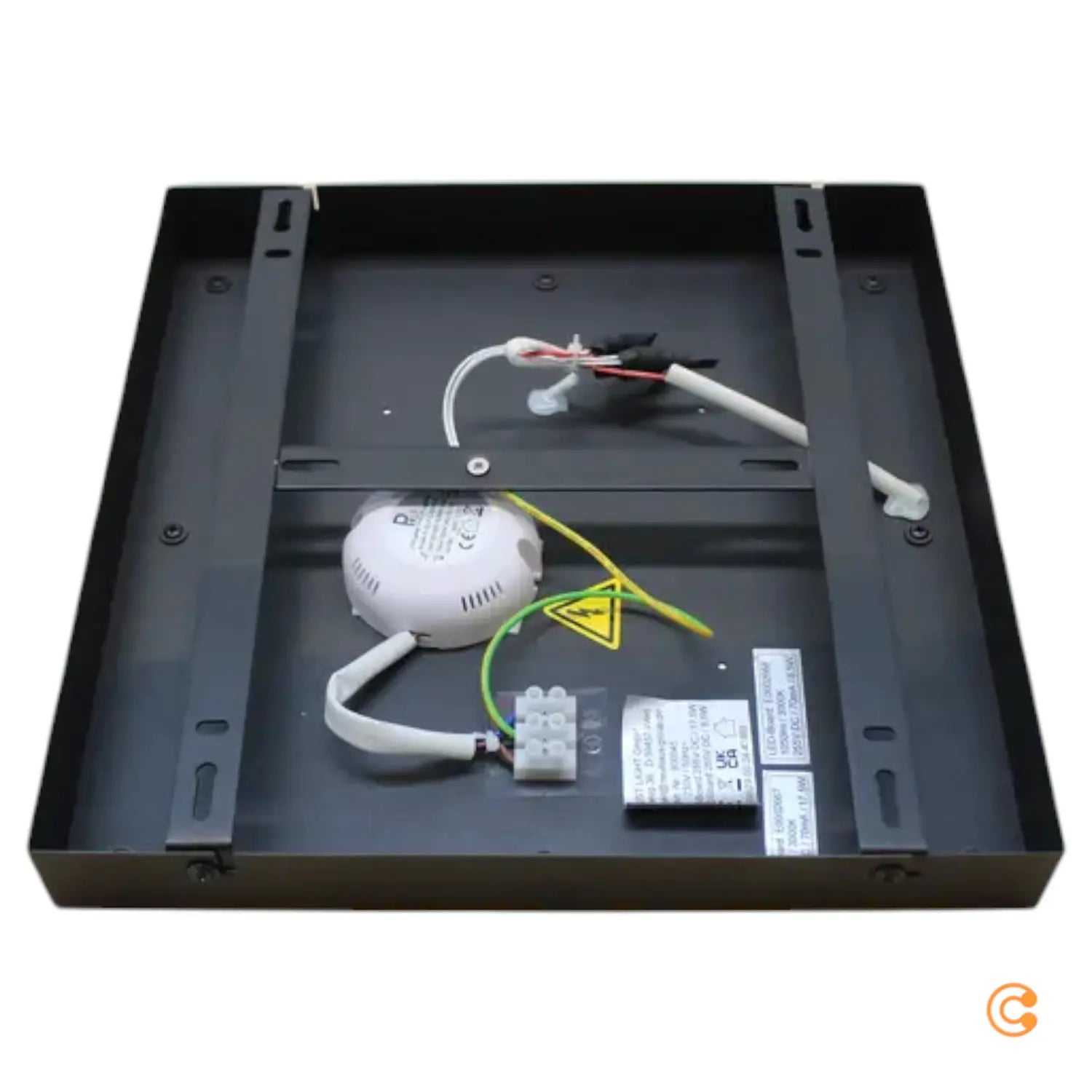 B-Ware Just Light Led Deckenlampe Leuchte Tola Holz 3000 K 40x40cm 26 W Siehe Text/Foto - 4043689000455