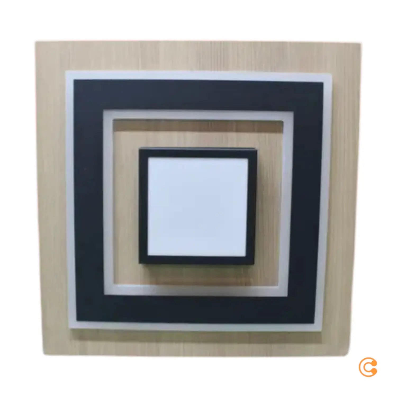B-Ware Just Light Led Deckenlampe Leuchte Tola Holz 3000 K 40x40cm Siehe Text/Foto - 4043689000455