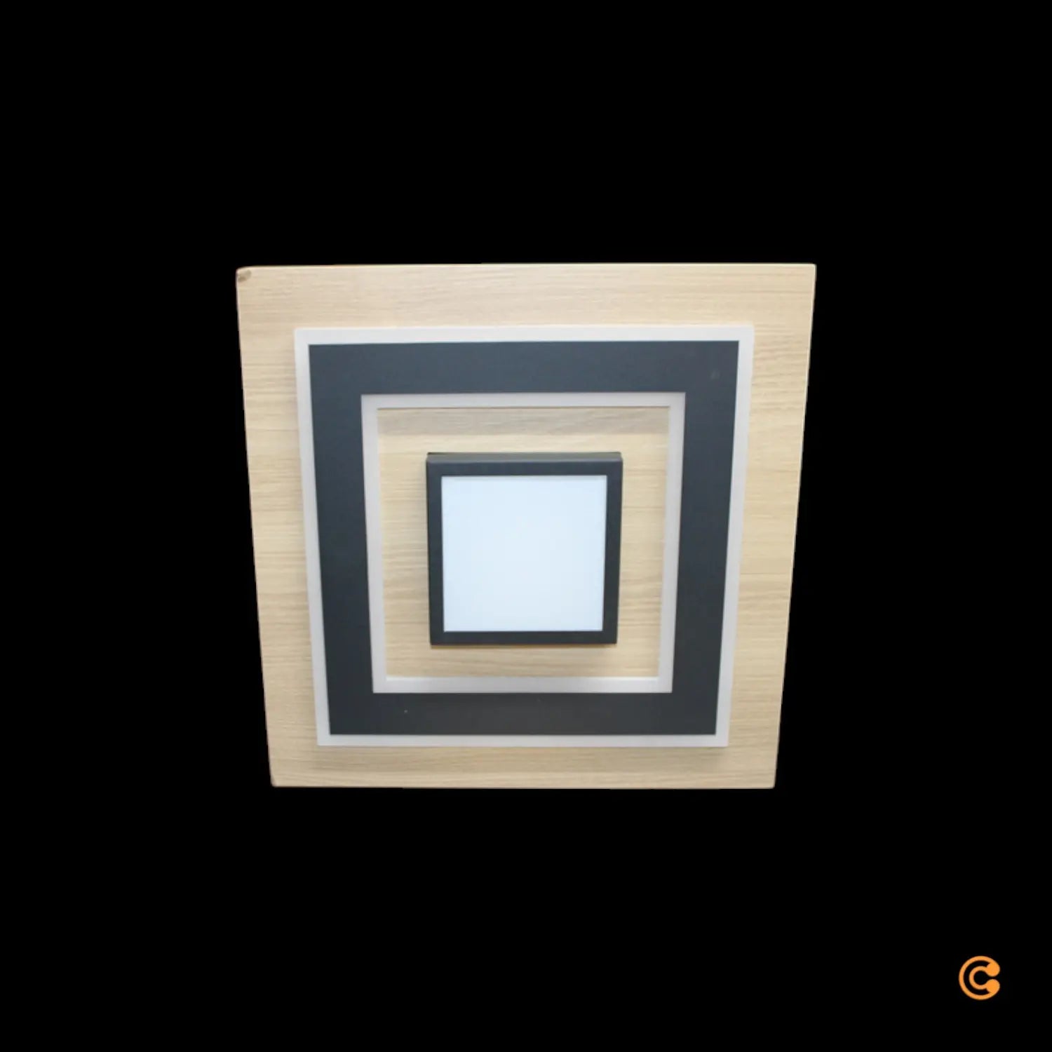Just Light Led Deckenlampe Leuchte Tola Holz 3000 K 40x40cm Siehe Text/Foto B-Ware - 4043689000455