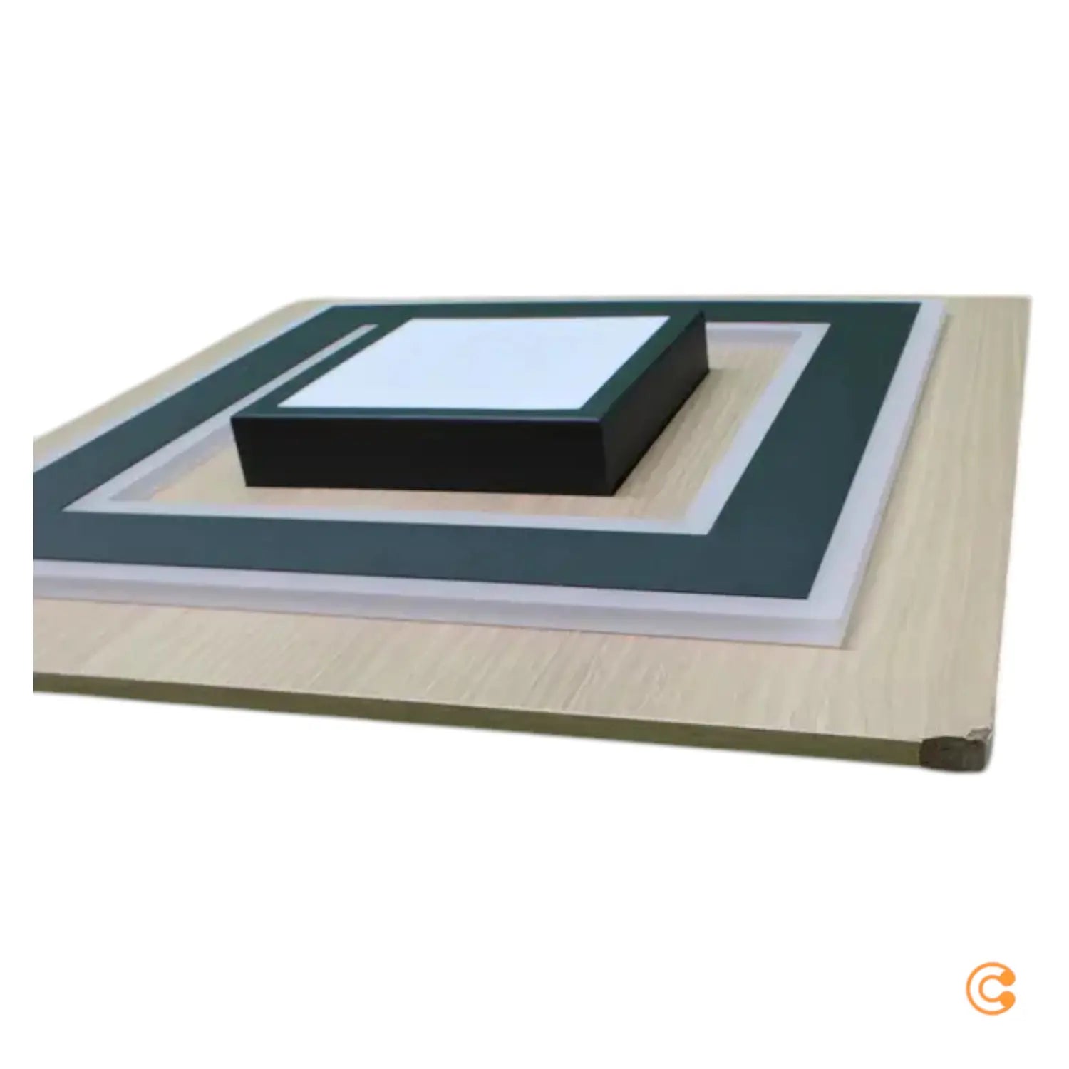 B-Ware Just Light Led Deckenlampe Leuchte Tola Holz 3000 K 40x40cm Siehe Text/Foto - 4043689000455