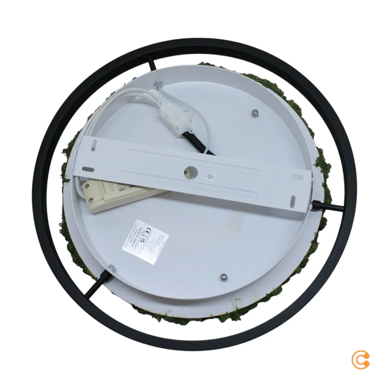 B-Ware Just Light Deckenleuchte Deckenlampe Led Moos Schwarz Dimmbar Ritus Green 39 Cm - 4043689994792
