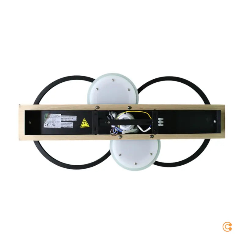 JUST LIGHT Deckenleuchte Lampe LED Trooper Holz Eisen Wohnbereich Schlafzimmer F - 4043689000424