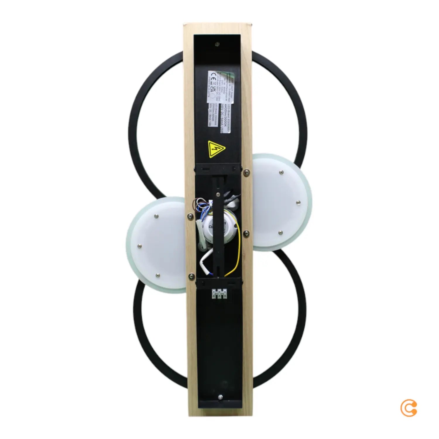 Just Light Led Deckenleuchte Lampe Trooper Decke Holz Schwarz Siehe Text/Foto B-Ware - 4043689000424