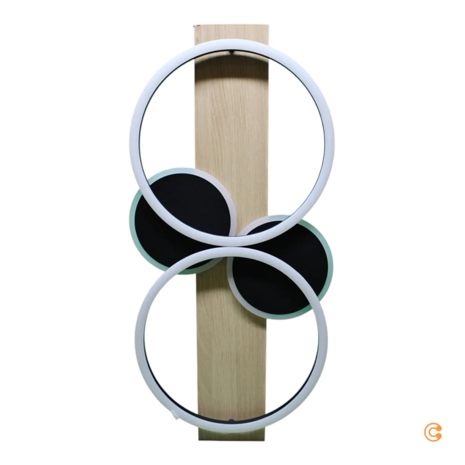 Just Light Led Deckenleuchte Lampe Trooper Decke Holz Schwarz Siehe Text/Foto B-Ware - 4043689000424