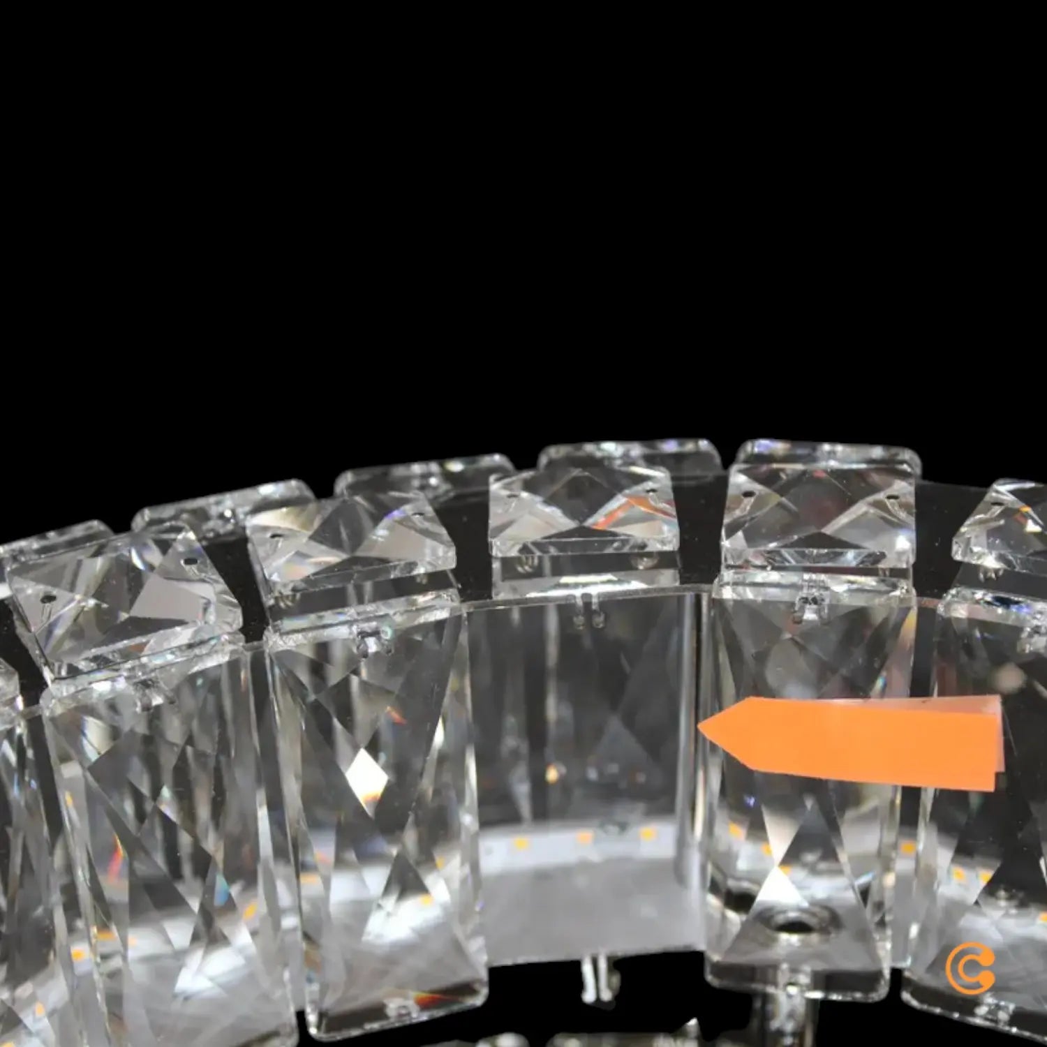 B-Ware Just Light Led Deckenleuchte Lampe Kulunka Kristallglas Chrom Siehe Text/Foto - 4043689001810