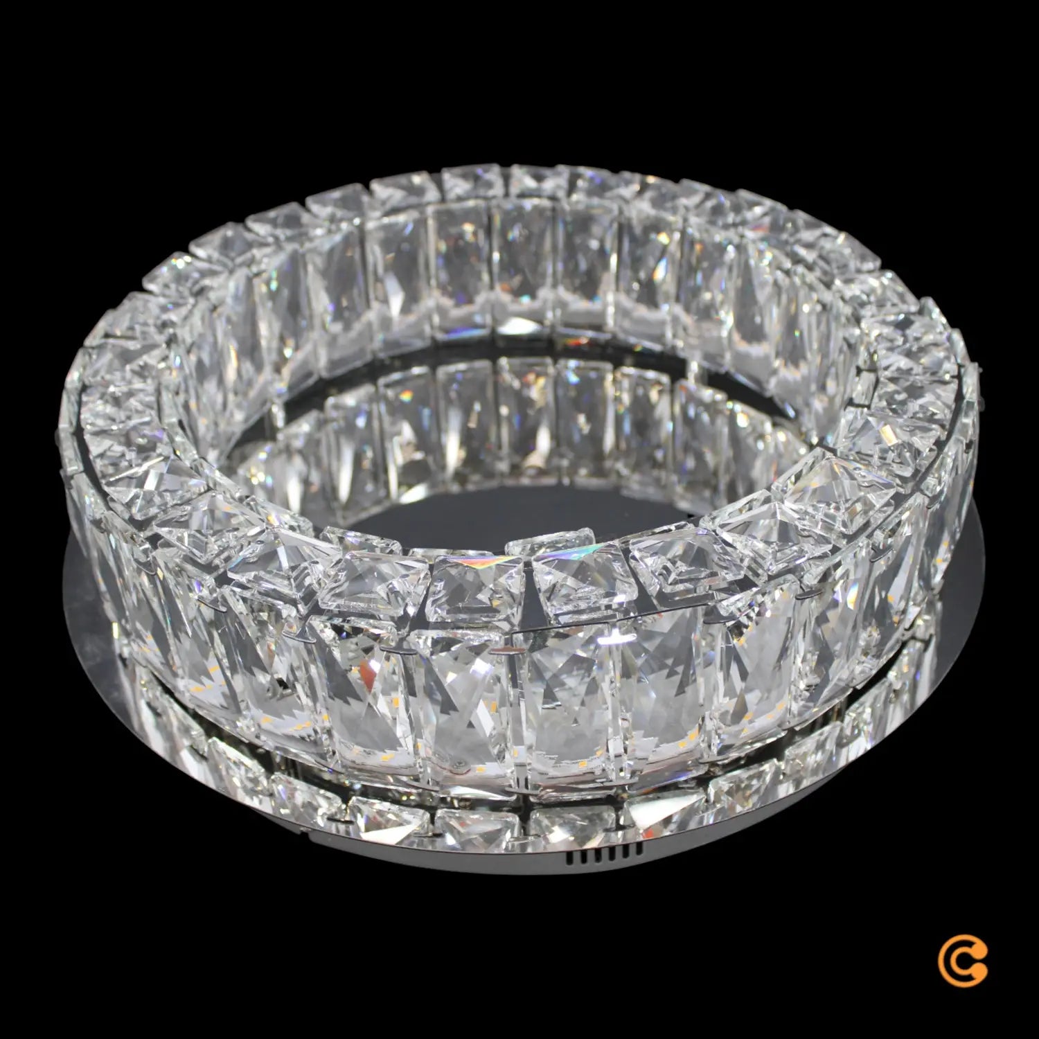 B-Ware Just Light Led Deckenleuchte Lampe Kulunka Kristallglas Warmweiß Chrom Klar - 4043689001810