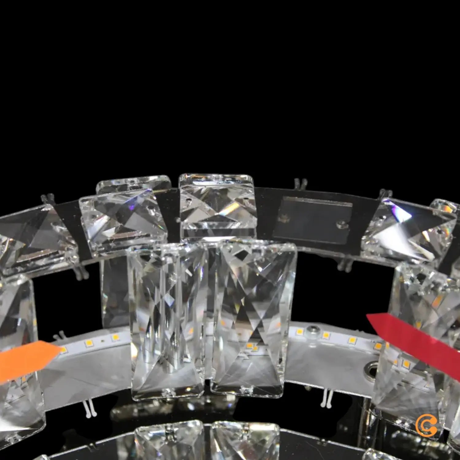 B-Ware Just Light Led Deckenleuchte Lampe Kulunka Kristallglas Chrom Siehe Text/Foto - 4043689001810