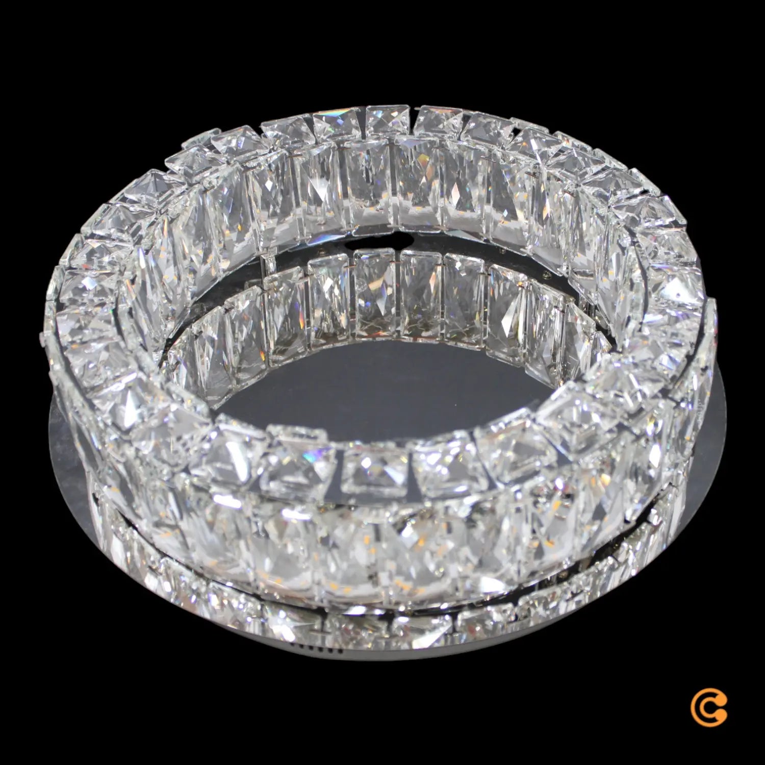 B-Ware Just Light Led Deckenleuchte Lampe Kulunka Kristallglas Warmweiß Chrom Klar - 4043689001810