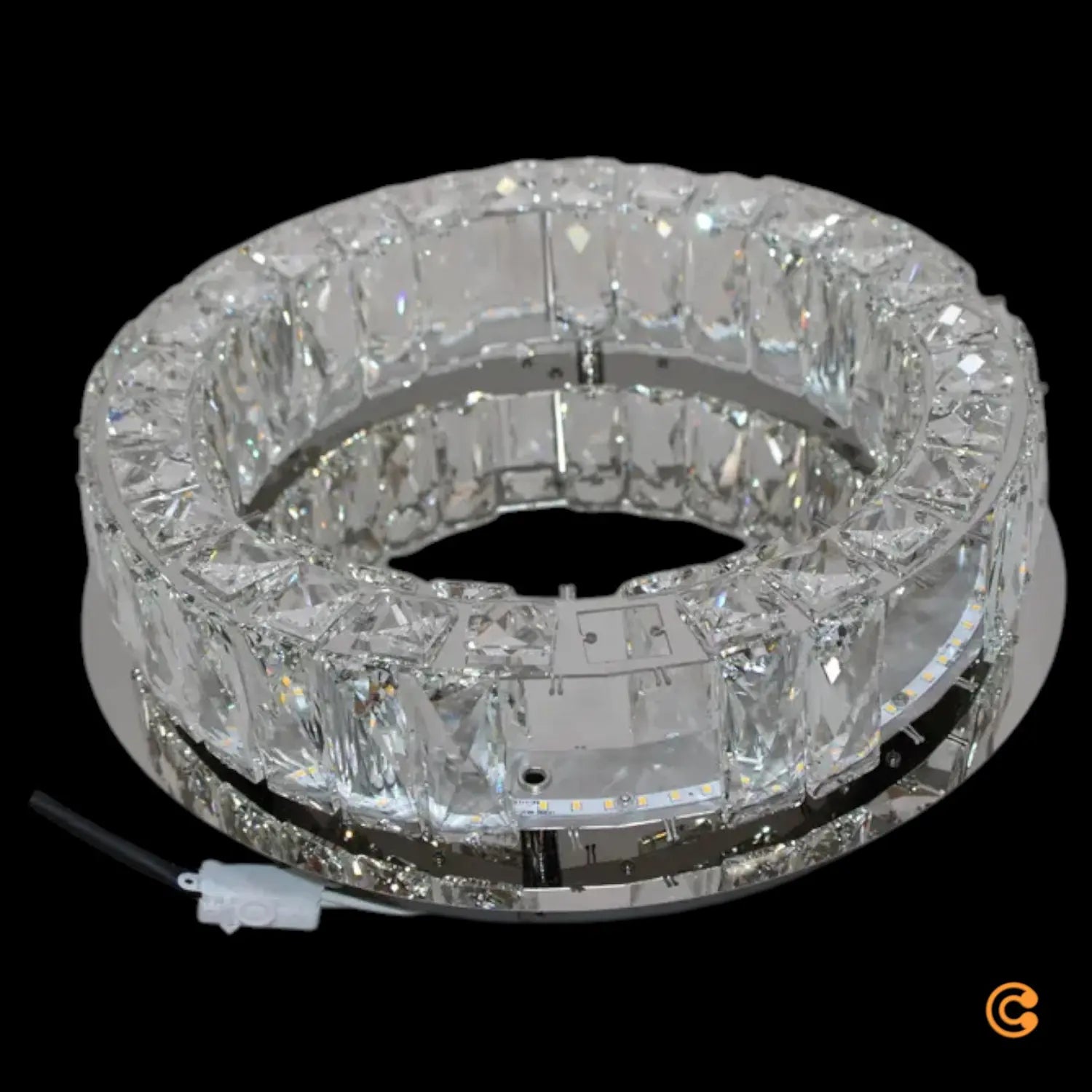 B-Ware Just Light Led Deckenleuchte Lampe Kulunka Kristallglas Chrom Siehe Text/Foto - 4043689001810