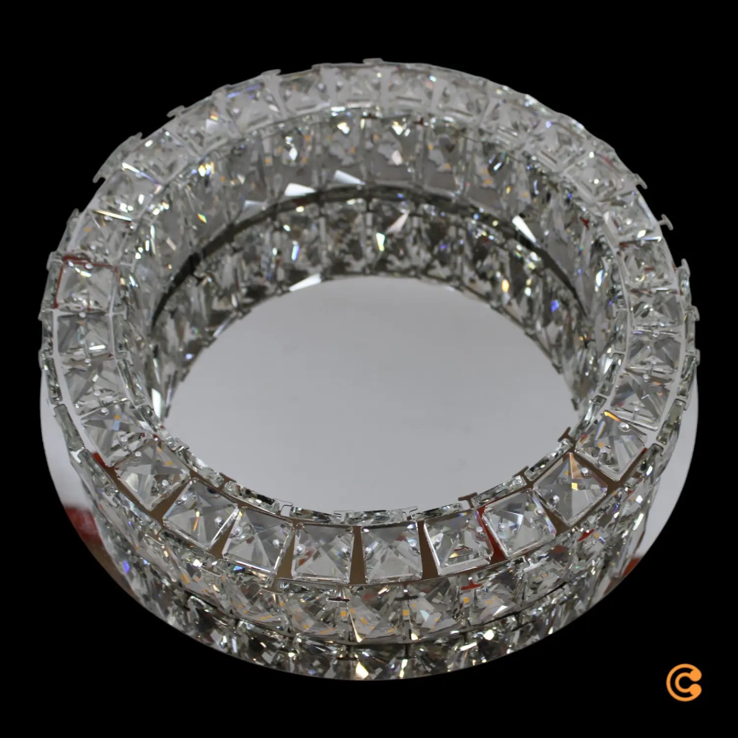 B-Ware Just Light Led Deckenleuchte Lampe Kulunka Kristallglas Warmweiß Chrom Klar - 4043689001810