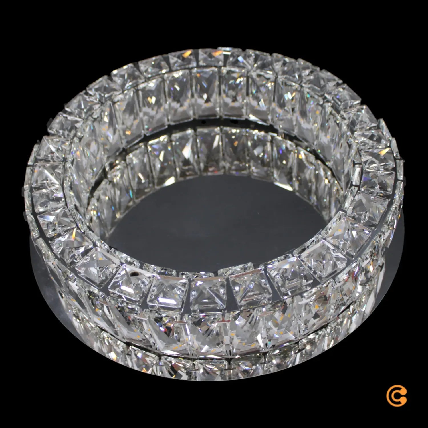 B-Ware Just Light Led Deckenleuchte Lampe Kulunka Kristallglas Warmweiß Chrom Klar - 4043689001810