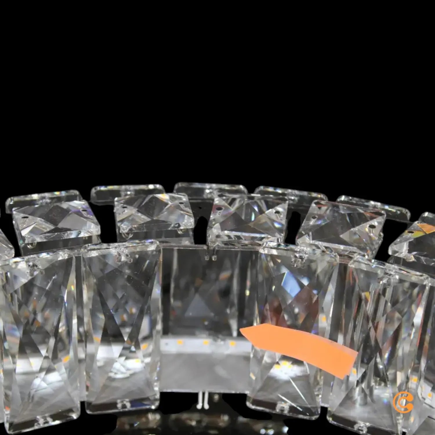 B-Ware Just Light Led Deckenleuchte Lampe Kulunka Kristallglas Chrom Siehe Text/Foto - 4043689001810