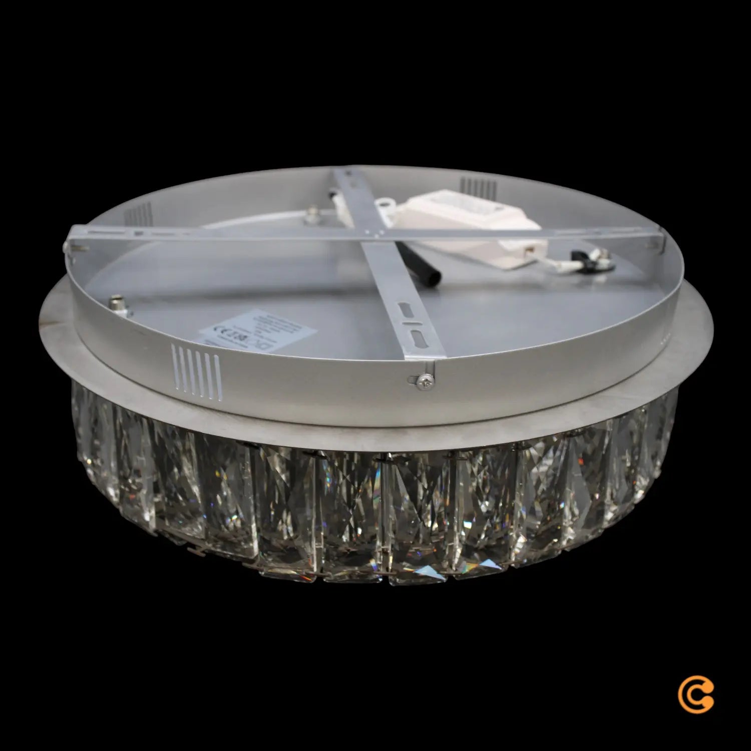 B-Ware Just Light Led Deckenleuchte Lampe Kulunka Kristallglas Warmweiß Chrom Klar - 4043689001810