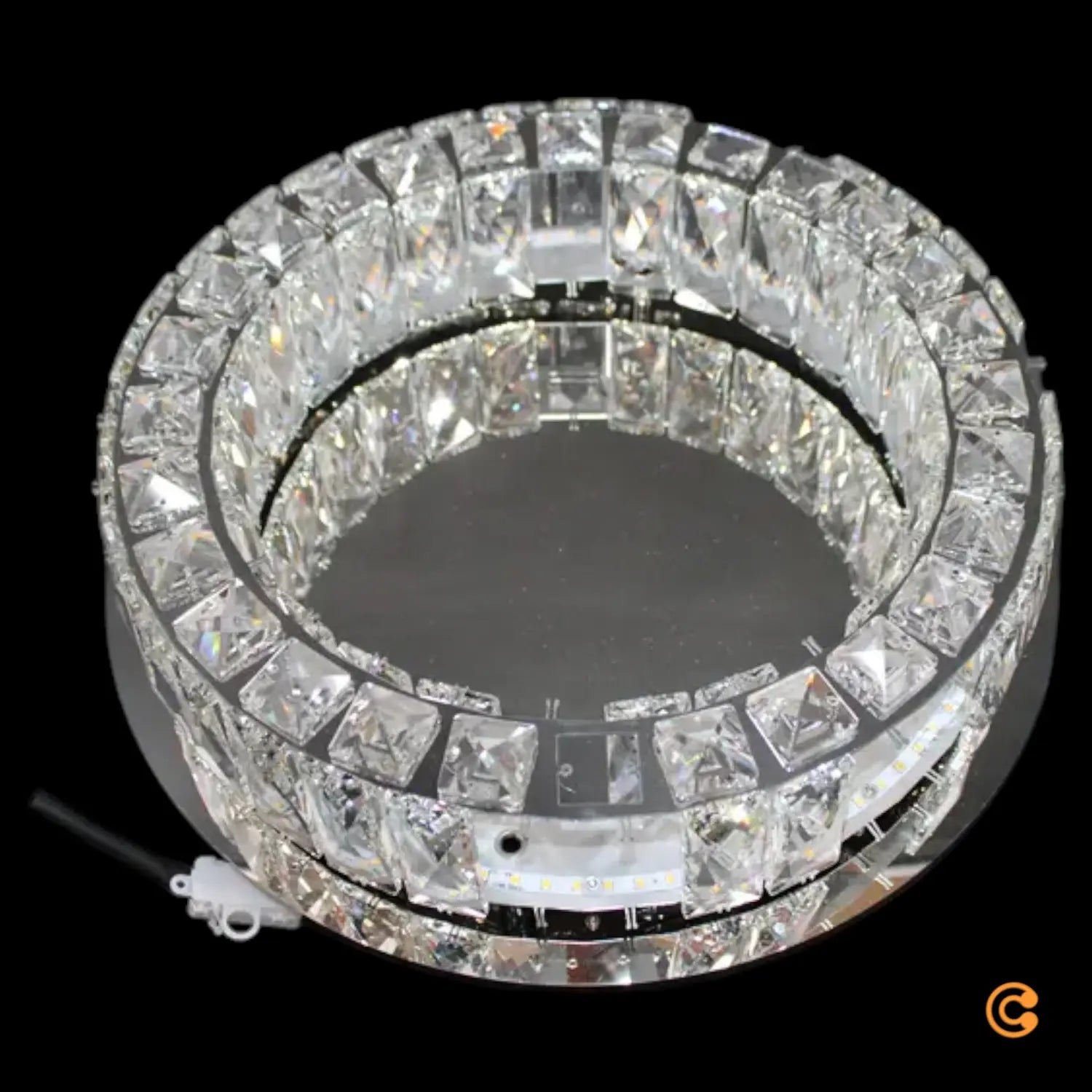 B-Ware Just Light Led Deckenleuchte Lampe Kulunka Kristallglas Chrom Siehe Text/Foto - 4043689001810