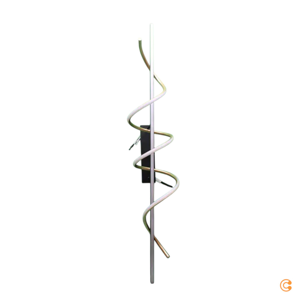 JUST LIGHT LED Deckenleuchte Lampe Emanda Eisen schwarz messing dimmbar 120cm - 4043689001896