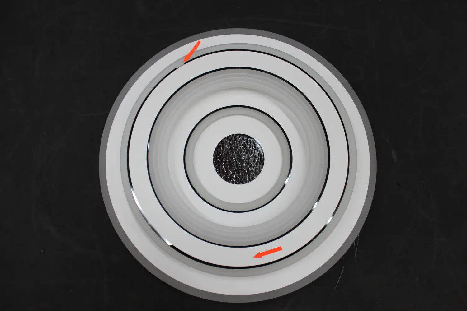 B-Ware Just Light Led Deckenleuchte Tolago Weiß 40cm Fernbedienung Siehe Text/Foto - 4043689002015