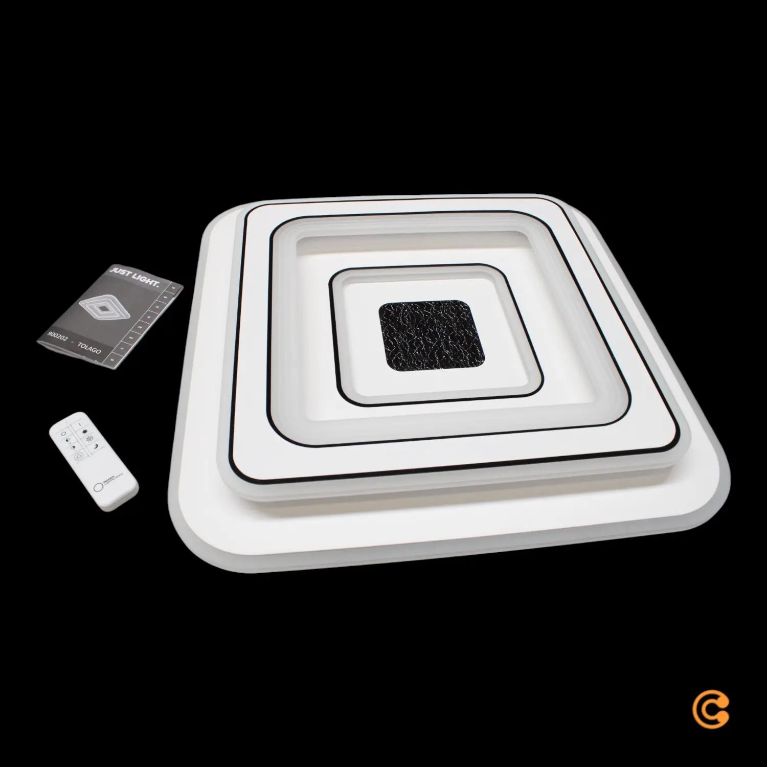 B-Ware Just Light Deckenleuchte Lampe Led Tolago Weiß Fernbedienung Dimmbar Cct 49 Cm - 4043689002022