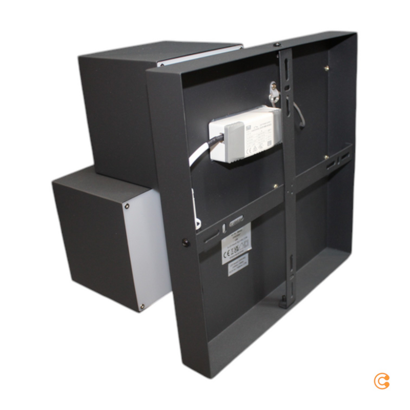 B-Ware Just Light Led Deckenleuchte Tetris Eisen 3000 K Schwarz Deckenlampe Lampe Spot - 4043689004538