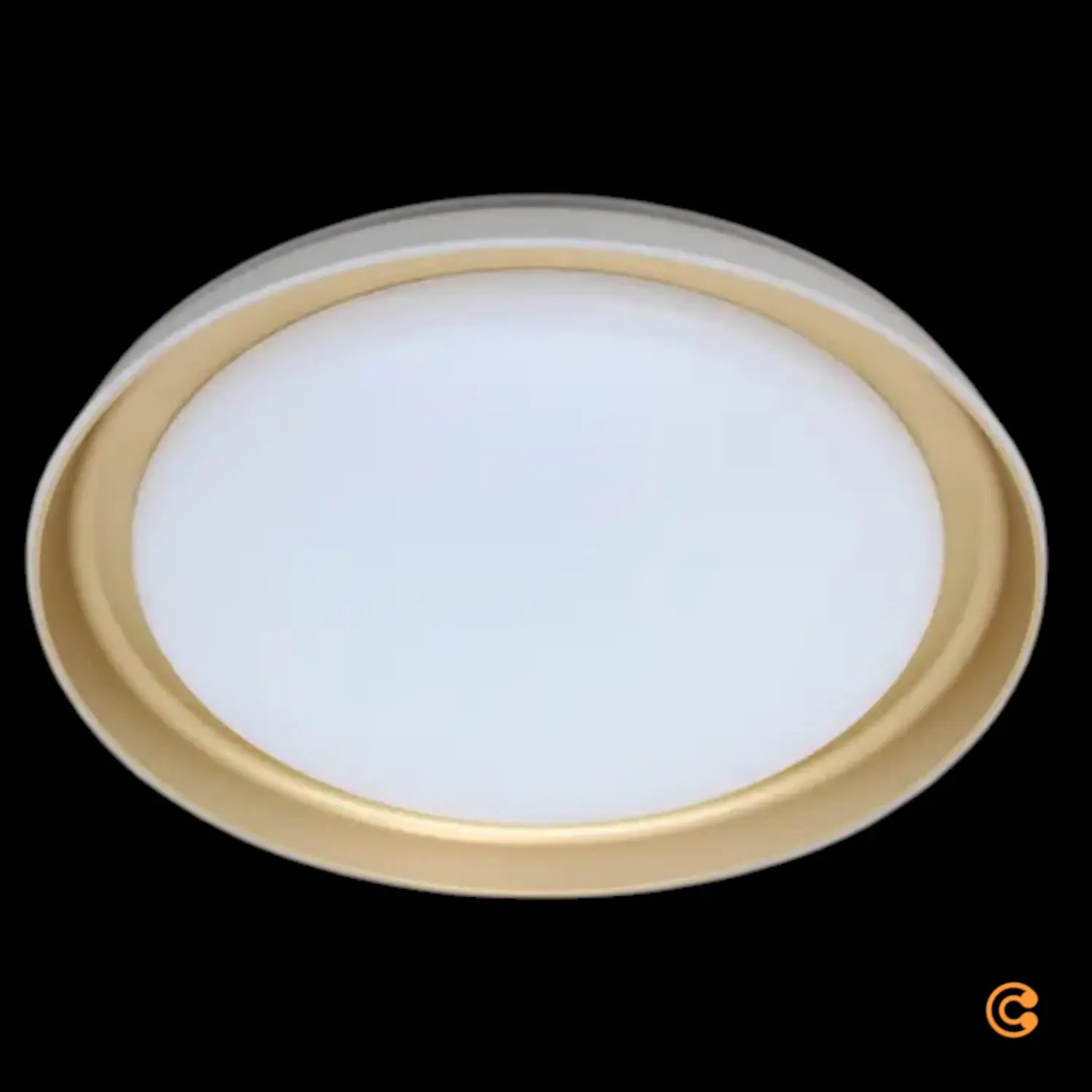 B-Ware Just Light Deckenleuchte Deckenlampe Led Sati Kunststoff Weiss Messing Dimmbar - 4043689005740