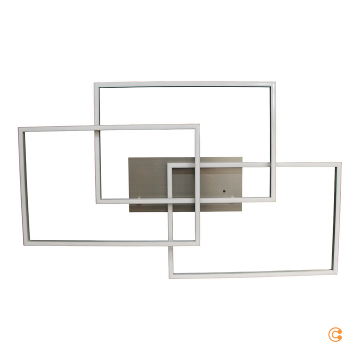 Just Light Led Deckenleuchte Iven Dim Stahl Deckenlampe Lampe Wohnzimmerleuchte B-Ware